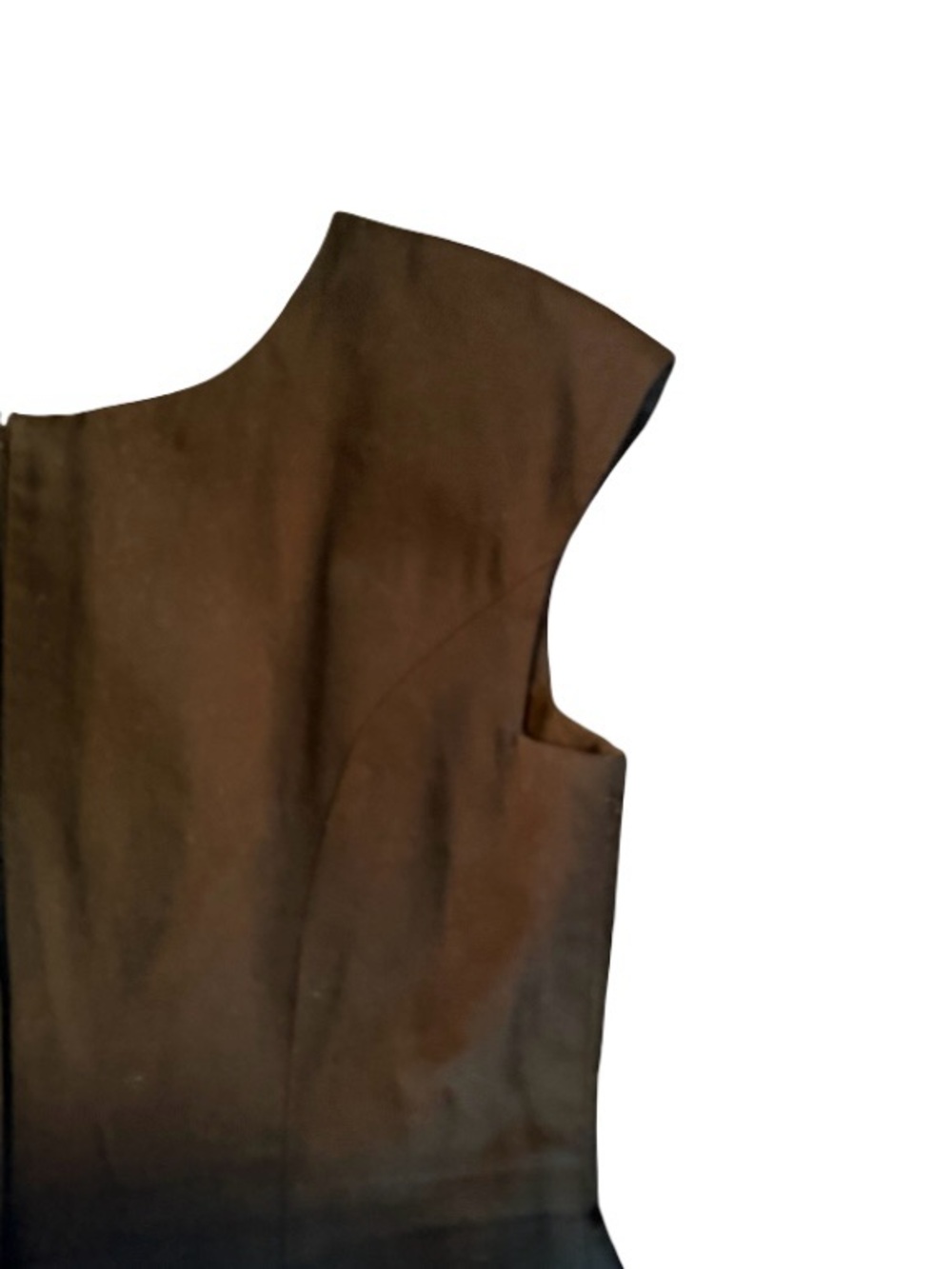 Sophisticated/Versatile Black Dress with Sweetheart Neckline 100% Cotton 10 - Picture 7 of 9